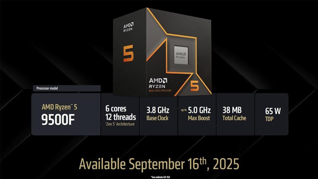 Ryzen 5 9500F