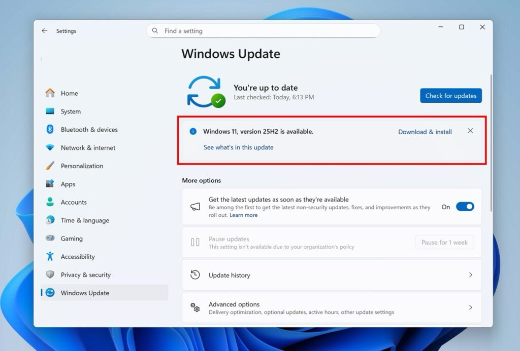 Windows 11 25H2